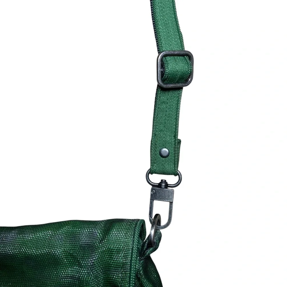 Smateria Ava Crossbody Hunter Green Vegan Sustainable Ethical 9x9 Goth